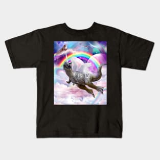 Rainbow Dinosaur Unicorn Dinocorn Kids T-Shirt